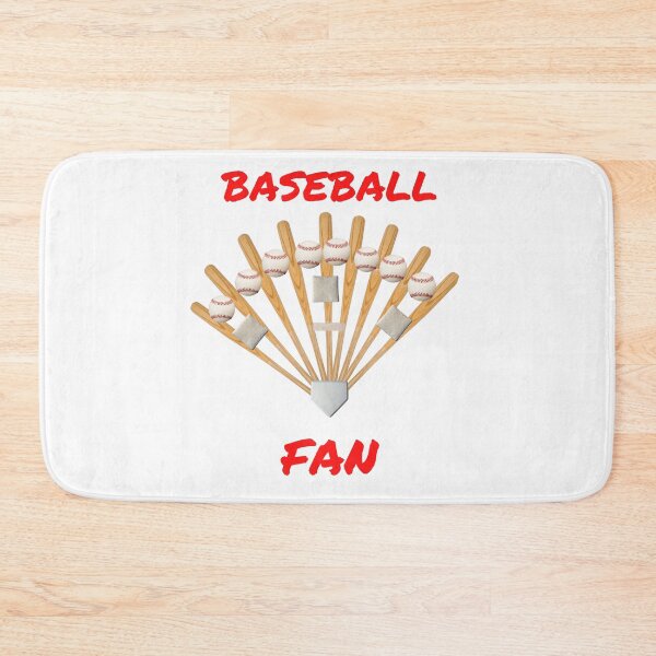 Item preview, Baseball Fan Bats Balls Bases Home Plate Pitcher's Mound designed and sold by Javamba.