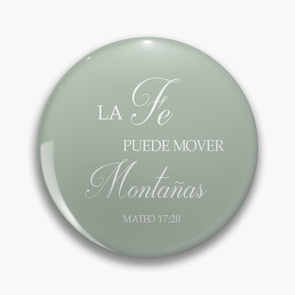 Item preview, Mateo 17:20, La fe puede mover montañas. designed and sold by Aryam Quotes.