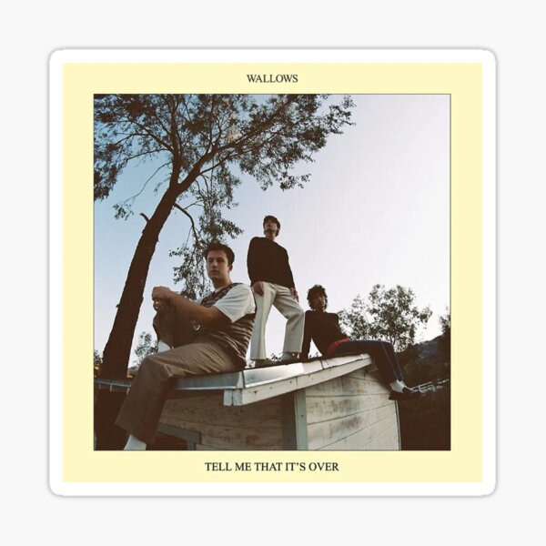 wallows : tell me that it’s over Sticker