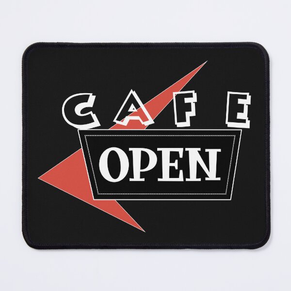 Item preview, Cafe Open Sign in MCM Style designed and sold by LisWilliams.