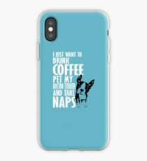 Boston Terrier & Nap iPhone Case