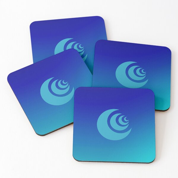 Item preview, Blue Crescent Moons Inside Each Other designed and sold by ShaunSandhu.