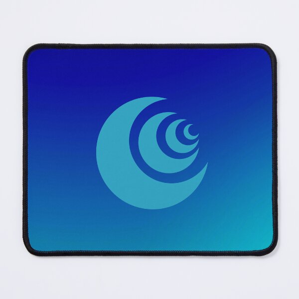 Item preview, Blue Crescent Moons Inside Each Other designed and sold by ShaunSandhu.