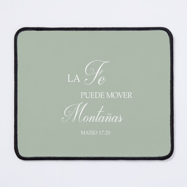Item preview, Mateo 17:20, La fe puede mover montañas. designed and sold by Aryam Quotes.