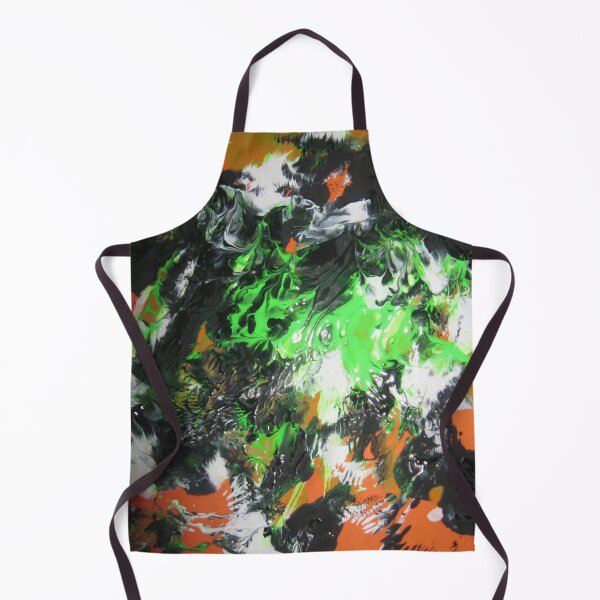 Item preview, Abstract in Orange White Black and Neon Green designed and sold by mary81.