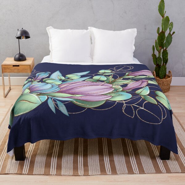 Item preview, flowers,green,purple,blue designed and sold by grickodd.