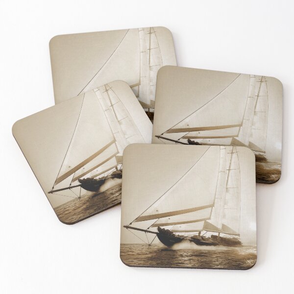 Item preview, sailboat in sailrace designed and sold by laikaincosmos.