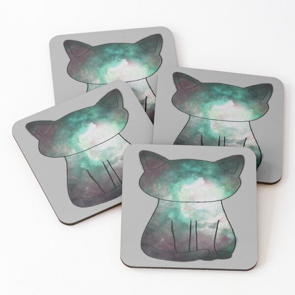 Item preview, Cosmic galaxy cat designed and sold by Bap-tiste.