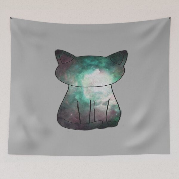 Item preview, Cosmic galaxy cat designed and sold by Bap-tiste.