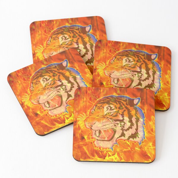 Item preview, Tiger of Flames at Midnight designed and sold by Angelle55.