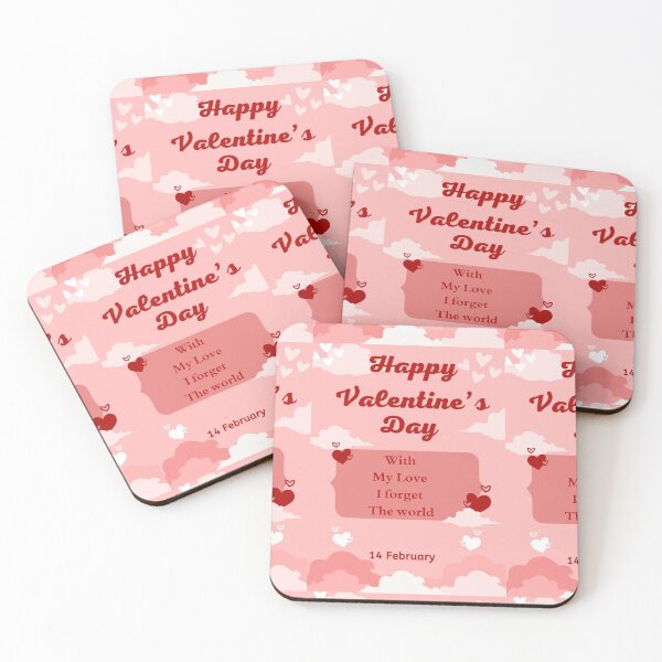 Item preview, Happy Valentine Day With My Love I forget the world designed and sold by Man-Woman-Child.