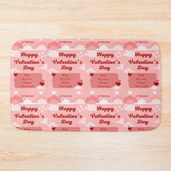 Item preview, Happy Valentine Day With My Love I forget the world designed and sold by Man-Woman-Child.