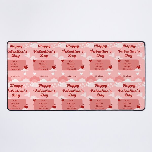 Item preview, Happy Valentine Day With My Love I forget the world designed and sold by Man-Woman-Child.