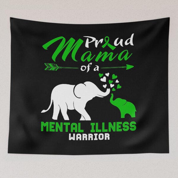 Item preview, Proud Mama Of A Mental Illness Warrior designed and sold by heppenp.