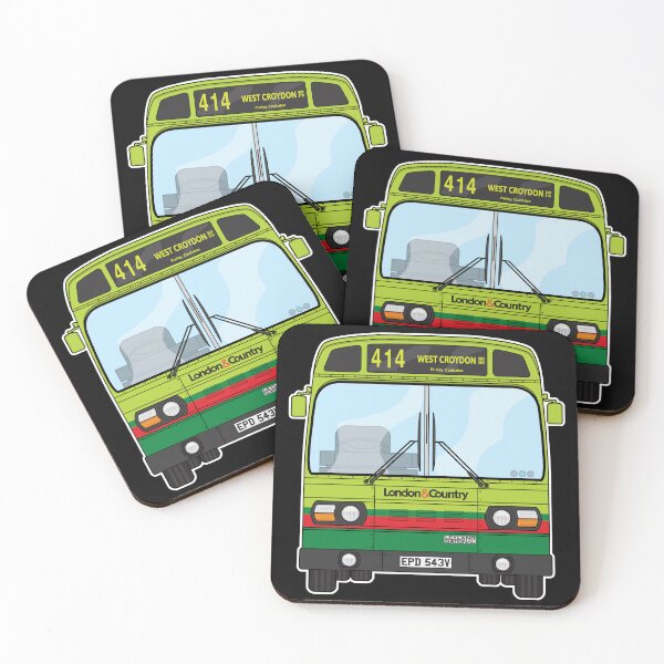 Item preview, London & Country Leyland National mk1 TEPD543V Retro Illustration designed and sold by BFXIII.