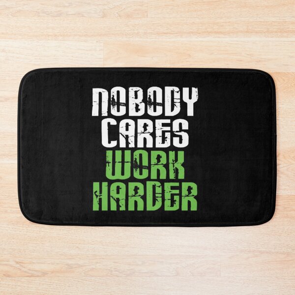 Item preview, Motivational Quote | Nobody Cares Work Harder Motivational Workout & Gym & fitness designed and sold by luxury store.