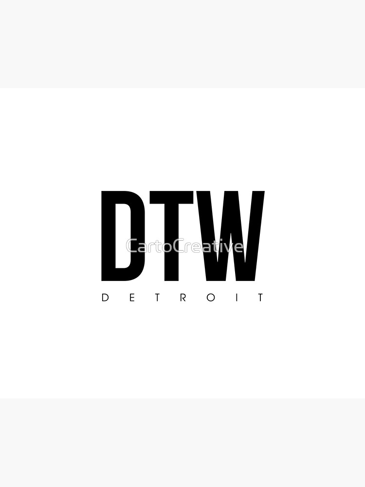 DTW Detroit Airport Code