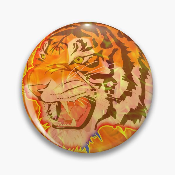 Item preview, Tiger of Flames at Midnight designed and sold by Angelle55.