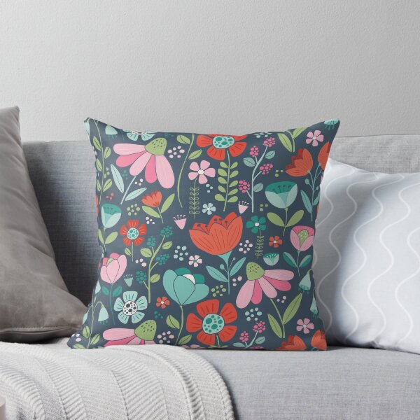 Item preview, Wildflower Meadow on Gray designed and sold by Heather Rosas.