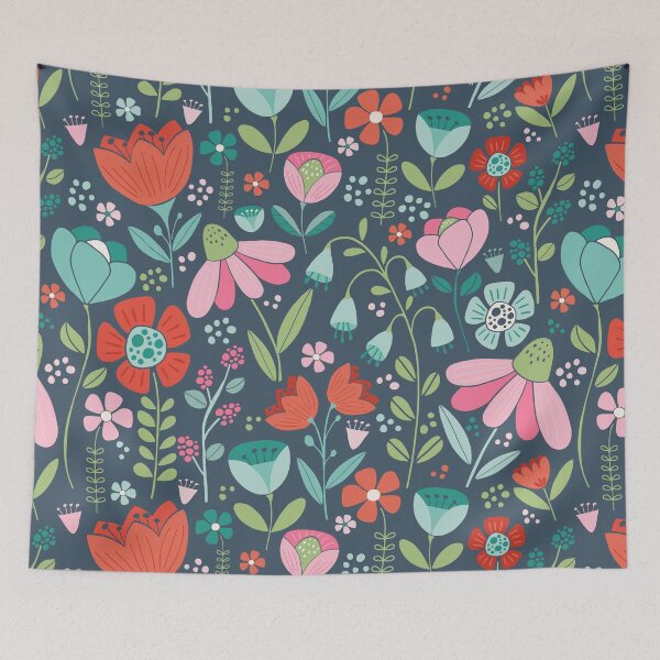 Item preview, Wildflower Meadow on Gray designed and sold by Heather Rosas.