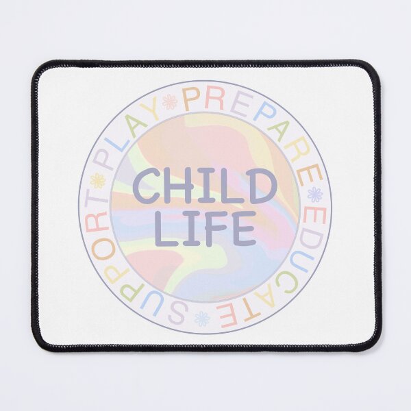 Item preview, CHILD LIFE - play prepare educate support pastel rainbow designed and sold by Tia Blodgett.