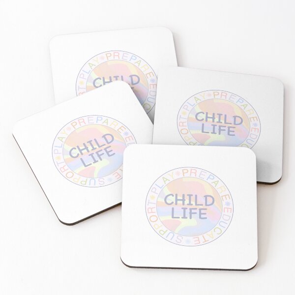 Item preview, CHILD LIFE - play prepare educate support pastel rainbow designed and sold by Tia Blodgett.