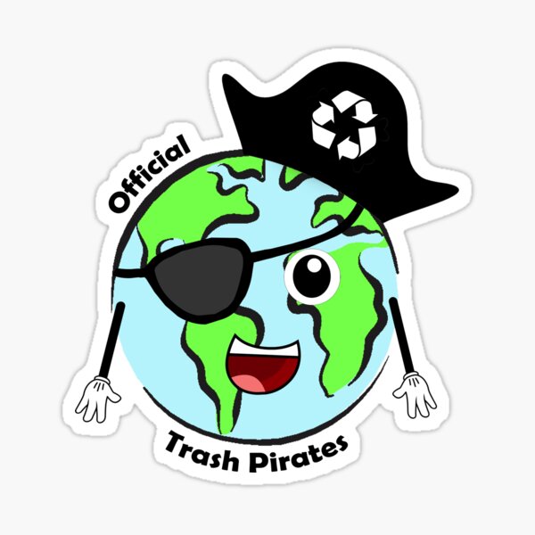 Official Trash Pirates Logo Sticker