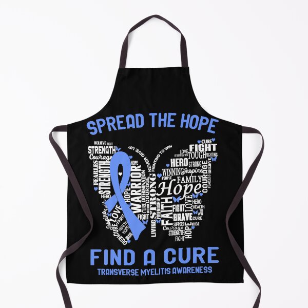 Item preview, Butterfly Ribbon Spread The Hope Find A Cure Transverse Myelitis Awareness designed and sold by Tadmab.