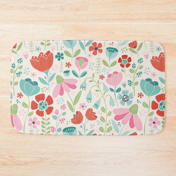 Item preview, Wildflower Meadow on Cream designed and sold by Heather Rosas.