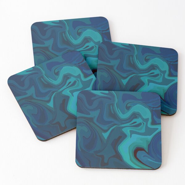 Item preview, Deep Blue Sea Abstract designed and sold by slimbirdy.