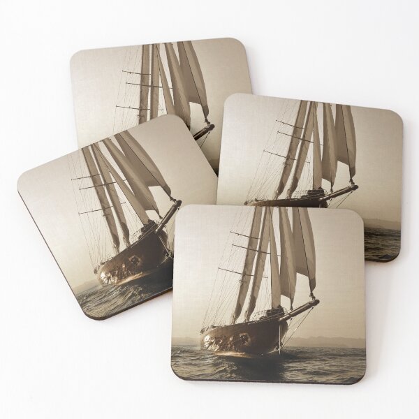 Item preview, beautiful sailboat sailing against to wind designed and sold by laikaincosmos.