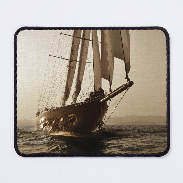 Item preview, beautiful sailboat sailing against to wind designed and sold by laikaincosmos.