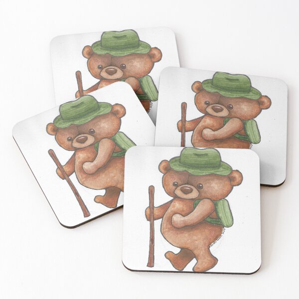 Item preview, Hiking Bear designed and sold by ReneeDixonArt.