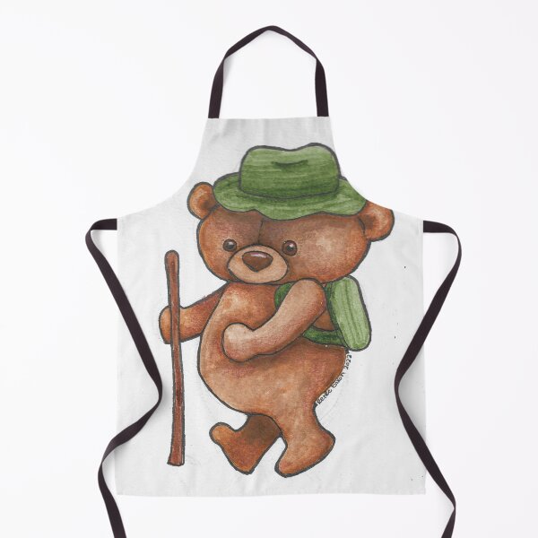 Item preview, Hiking Bear designed and sold by ReneeDixonArt.