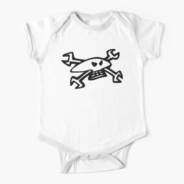 Guy Martin Skull Logo Short Sleeve Baby One-Piece