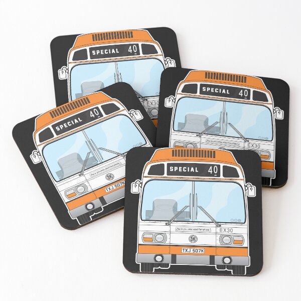 Item preview, SELNEC Leyland National mk1 EX30 TXJ507K Retro Illustration designed and sold by BFXIII.