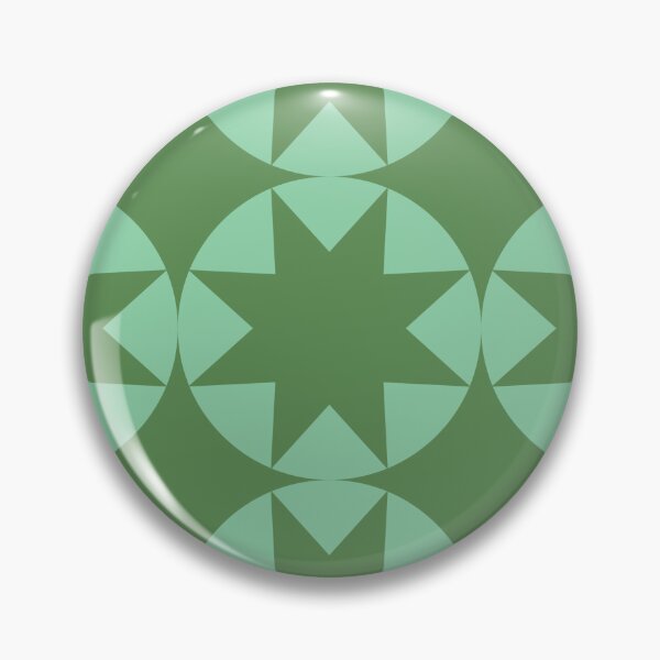 Item preview, 8 Point Star on Soft Greens 5748 designed and sold by Art in My Loft.