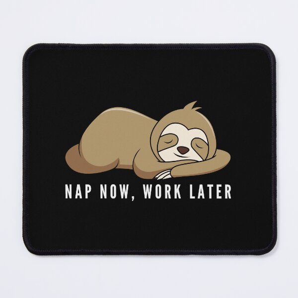 Item preview, Nap Now Work Later | Funny Sloth Shirt designed and sold by Brimwood.
