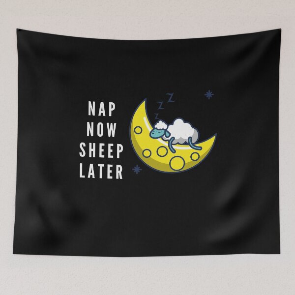 Item preview, Nap Now Work Later | Funny Shirt for Sheep Lovers designed and sold by Brimwood.
