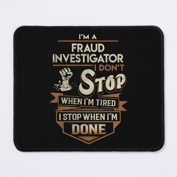 Item preview, Fraud Investigator T Shirt - I Stop When Done Job Gift Item Tee designed and sold by paneczkopat.