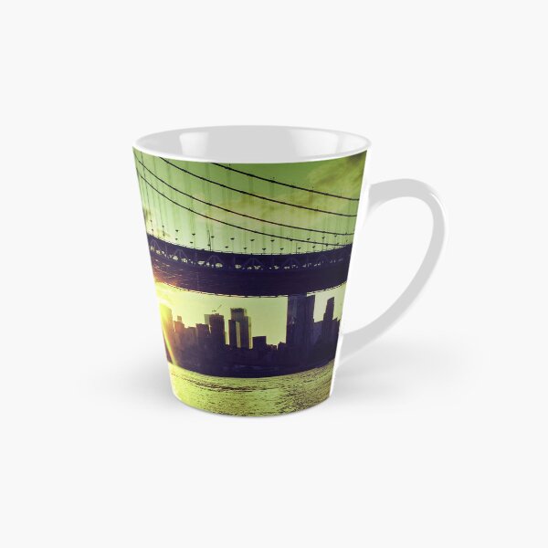 Item preview, Manhattan Bridge Skyline Sun Brooklyn New York City  designed and sold by eleonoraingrid.