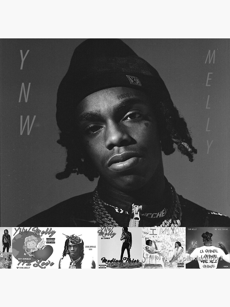 "Ynw melly black and white photography" Poster for Sale by