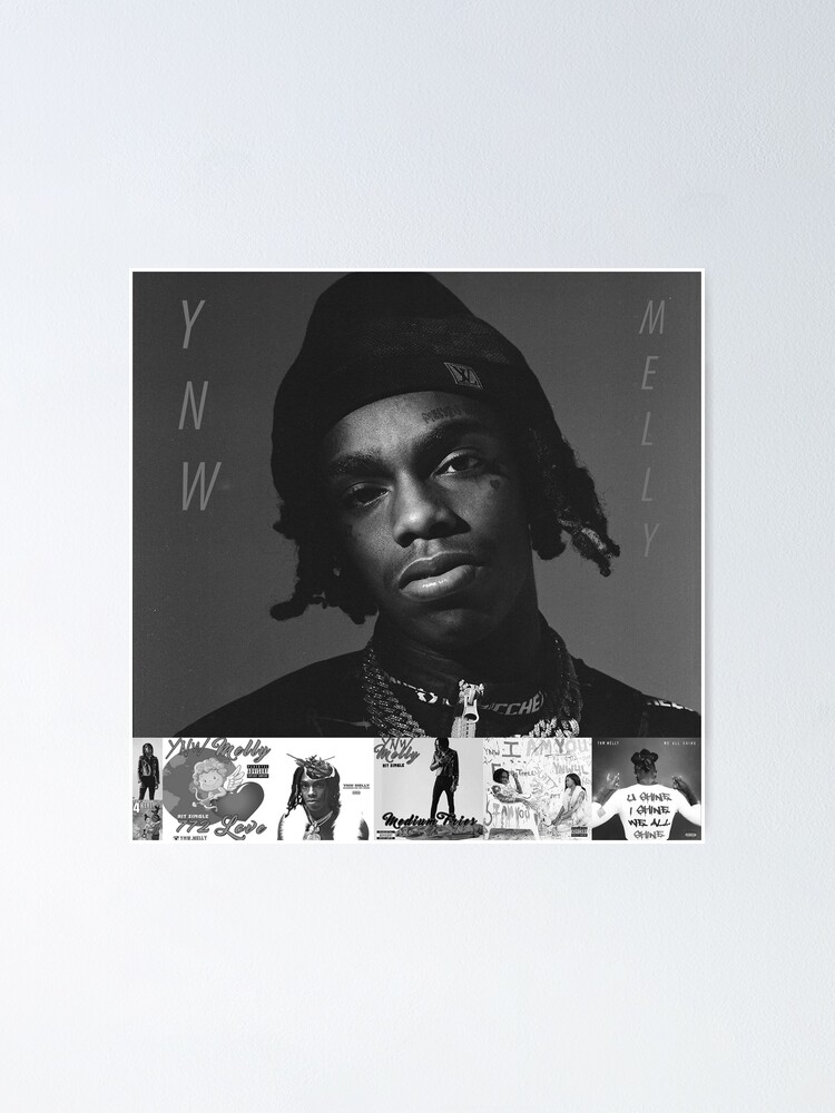 "Ynw melly black and white photography" Poster for Sale by