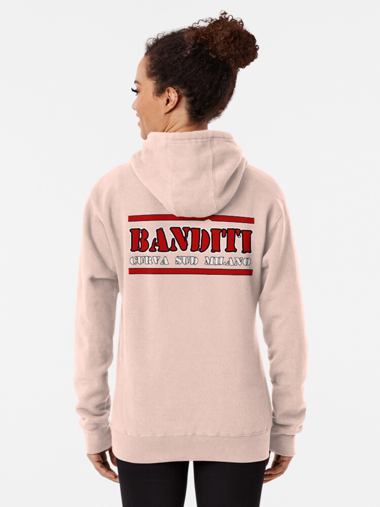 FELPA CAPPUCCIO BANDITI CURVA SUD MILANO ROSSO NERI MILAN - FelpeT-shirt  FELPA CAPPUCCIO BANDITI CURVA SUD MILANO ROSSO NERI MILAN FelpeT-shirt  FelpeT-shirt