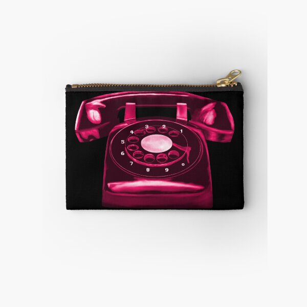 Item preview, Psychedelic Red Telephone - Retro Rotary Dial Phone designed and sold by Grepthor.