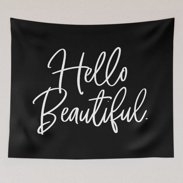 Item preview, Hello Beautiful handwritten designed and sold by heyluckyseven.
