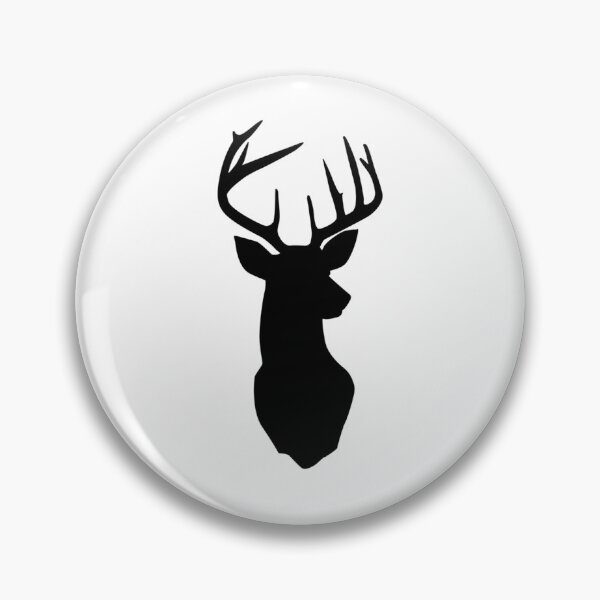 Item preview, Basic Deer Head (Black and White) designed and sold by fhore275.
