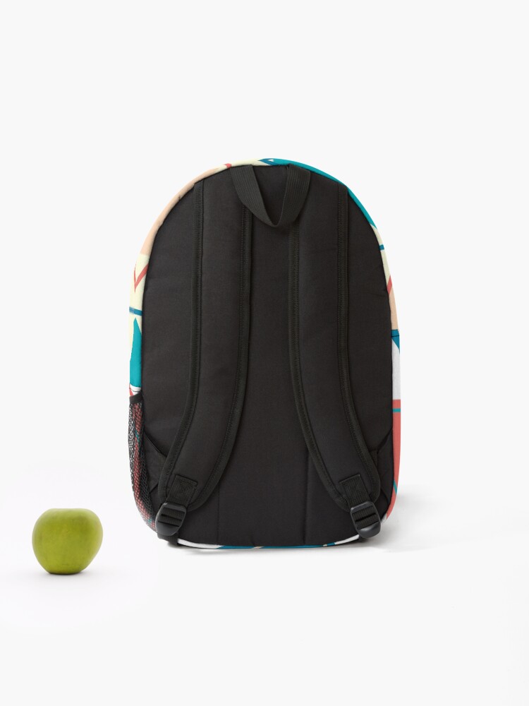 Thumbnail 2 of 3, Backpack, Triangle Pattern Abstract designed and sold by muradian7.