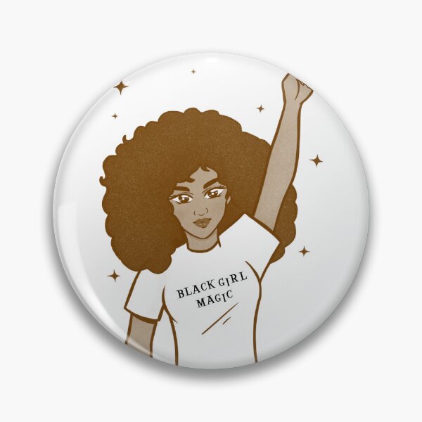 Item preview, ANIME BLACK GIRL MAGIC designed and sold by DiscoVibes.