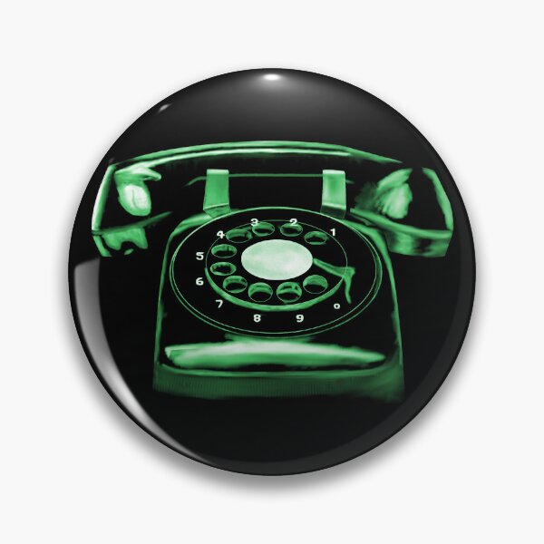 Item preview, Psychedelic Green Retro Rotary Dial Phone designed and sold by Grepthor.